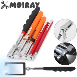 Inspection Mirror Telescopic Magnetic Metal Magnet Pen Light Torch Magnet Stick Part Pickup Tool Capacity for Picking Up Tool