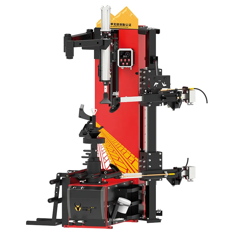Intelligent Tire Changing Machine Touchless Automotive Tire Changer With Center Air Lock Standard CE Support