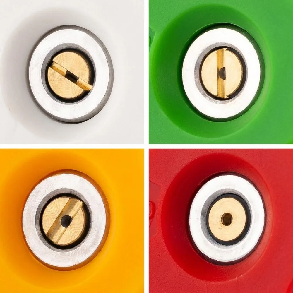 Pressure Washer Nozzle Kit with 4 Adjustable Tips 0 Degree Red 15 Yellow 25 Green 40 White for 1/4 Inch Quick Connect