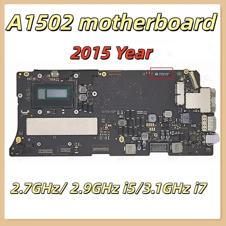 Placa base Original a1502 para macbook pro retina 13 "placa lógica a1502 2015 años 820-4924-a 2,7 GHz 2,7 GHz i5 3,1 GHz i7 8G 16GB