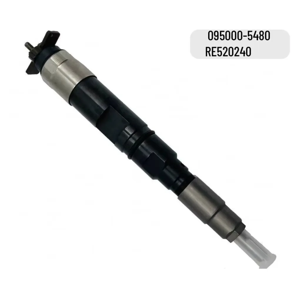 6PCS Common Rail Injector Fuel Injector 095000-5480 /RE520240 / for John Deere 6068 6.8L Engine-car accessories Fast Delivery
