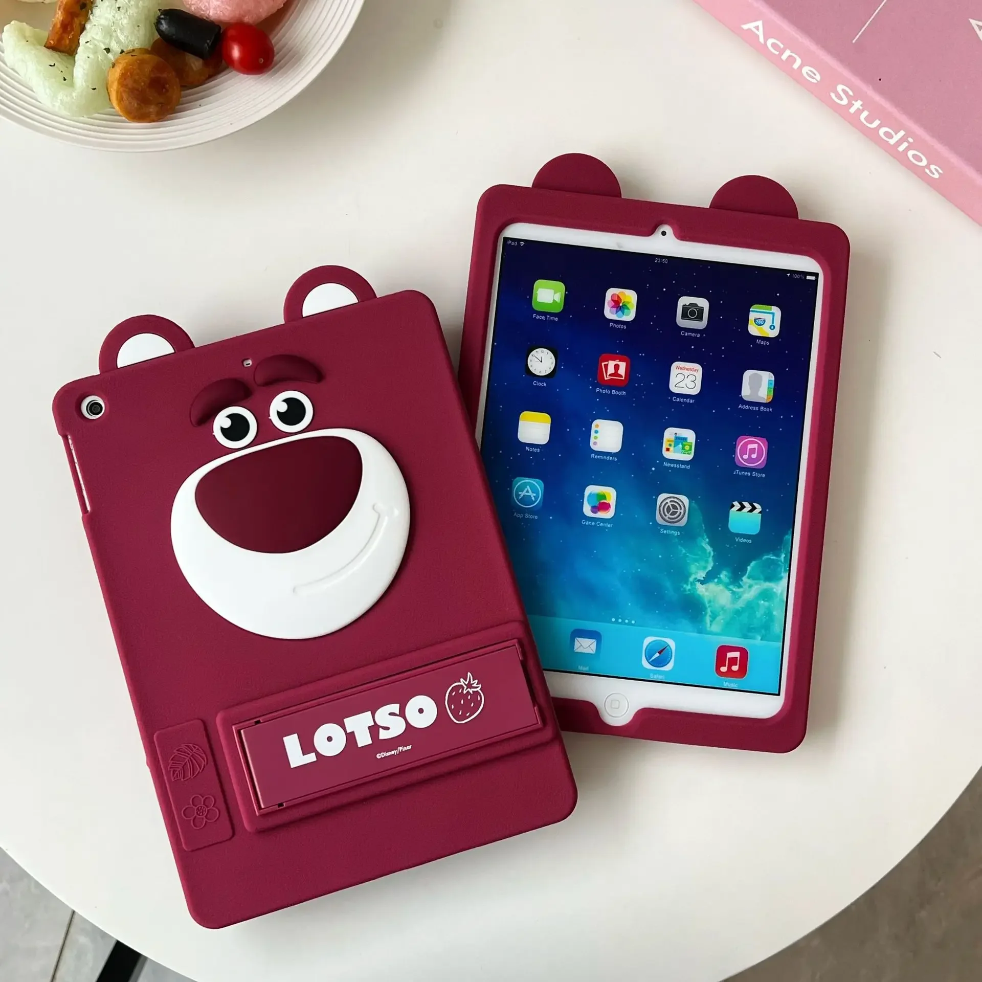 Lotso-funda de mesa con soporte para iPad Mini6 4 10th Pro11 Air 4 5 10,9 Air 3 Pro 10,5 Air 2 1 9,7 10,2 9th 8th, funda portátil de astronauta