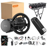 BAFANG 48V 750W 68MM 73MM 100MM Mid Motor Kit 8Fun BBS02B Electirc Ebike Conversion Kit With 20Ah 17.5Ah Hailong Battery Pack