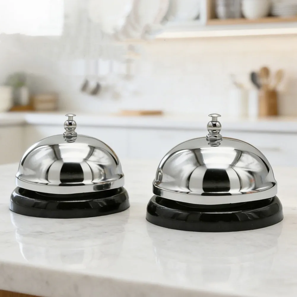 For Hotel Front Desk Kitchen Counter Bell Restaurant Table Bell For Busy Dining Rooms Hand Push Restaurant Bell