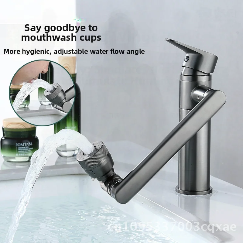 Luckcat أخفى الذراع الميكانيكية الحمام صنبور جميع النحاس المضادة للتآكل الساخن والبارد حوض خلاط لغسل الوجه والمرحاض