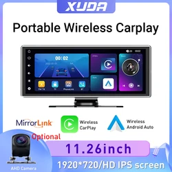 11.26inch IPS Touch Screen CarPlay Radio Multimedia Video Player Portable Wireless Carplay MP5 Player For Apple Or Android Auto