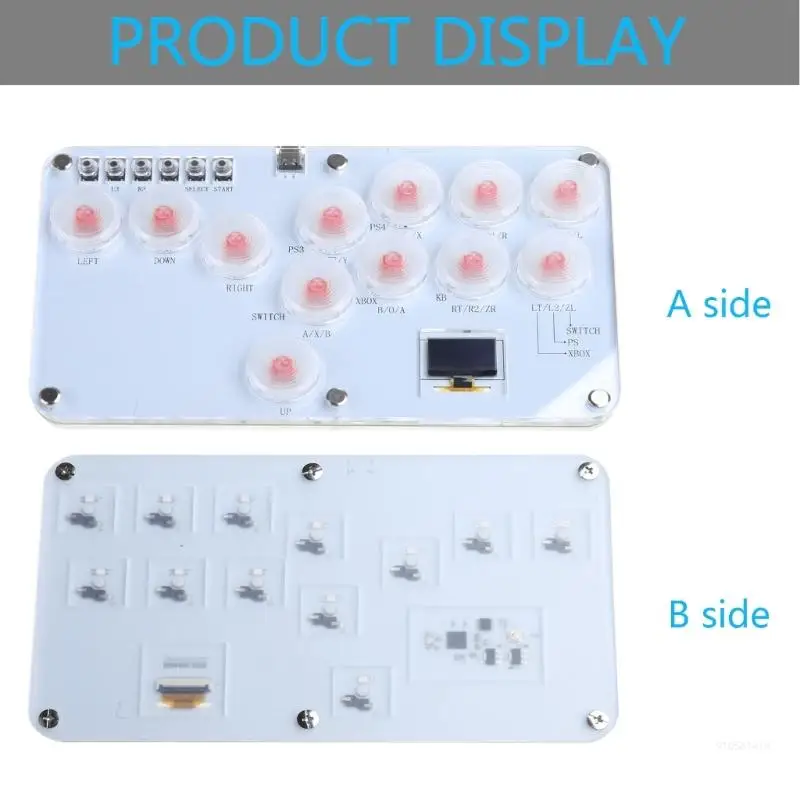 Arcade Fight 12-Key Game Fighting Keyboards Support Hot Swap Dropship