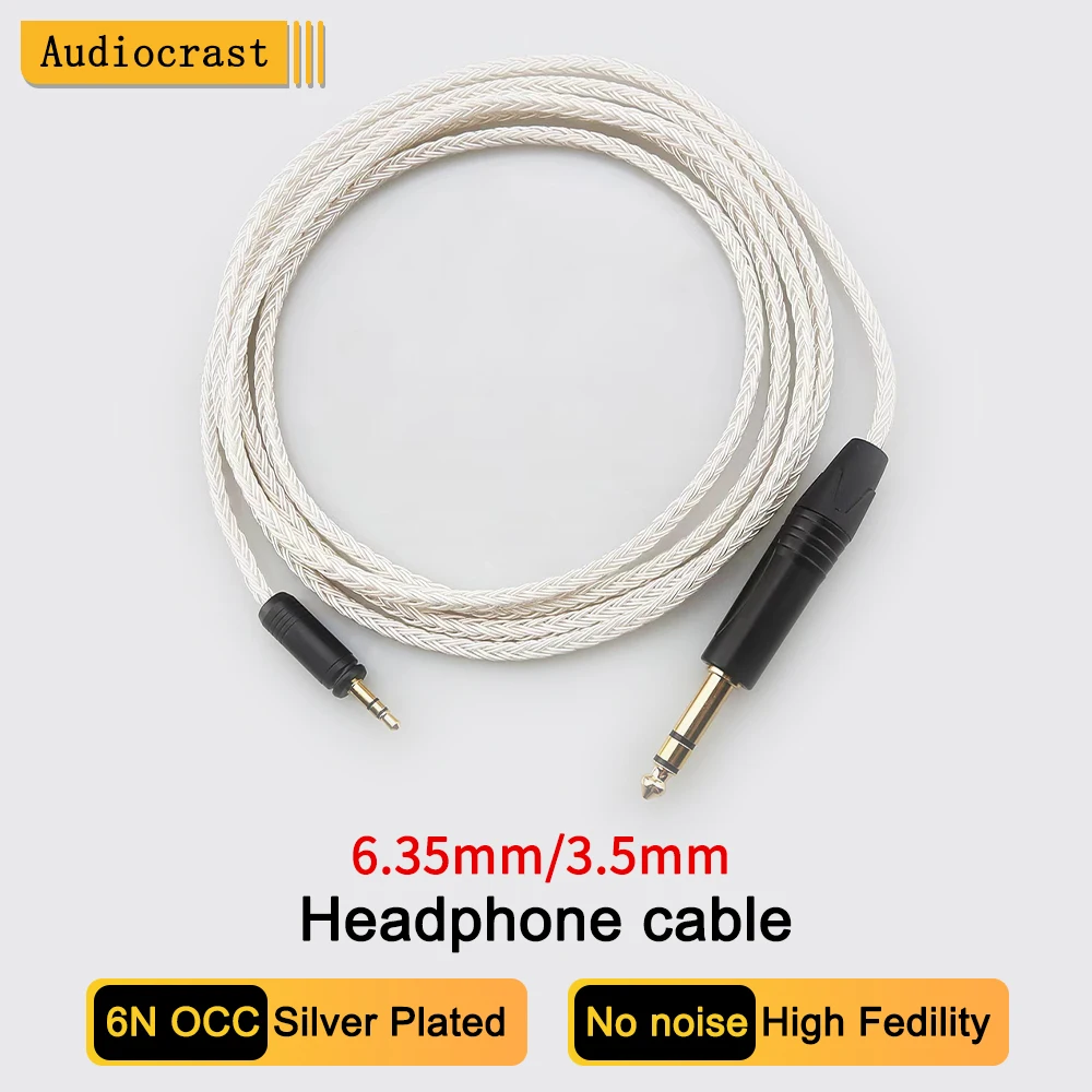 16 Core 7N OCC Braided Earphone Cable for Focal HADENYS Open-back Headphones - Durable Audio Upgrade for Azurys Hadenys Lensys