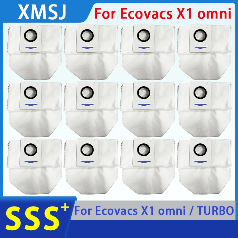 Do Ecovacs Deebot X1 OMNI / T10 OMNI X1 Turbo T10 Turbo Akcesoria Części do odkurzaczy robotów Worek na kurz