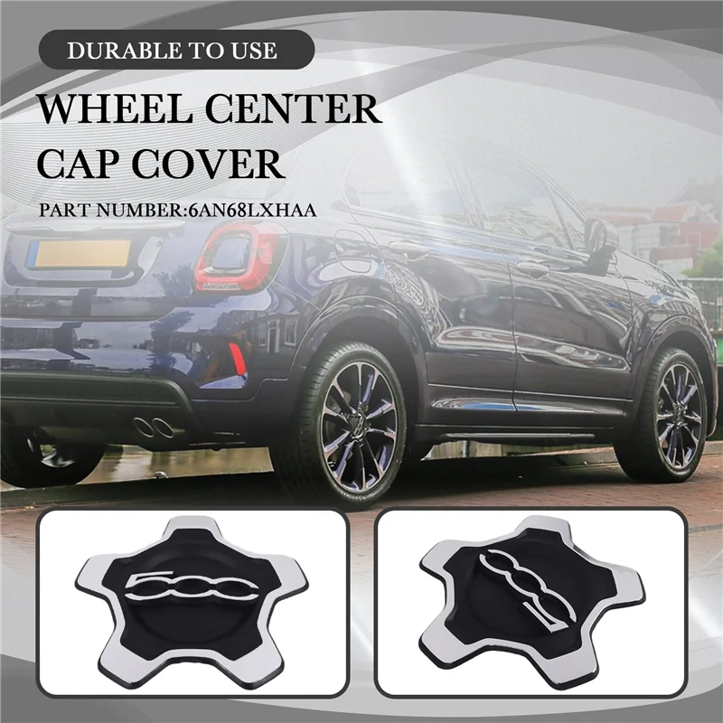 A45F-Auto Wielnaafafdekking Voor Fiat 500X 2016-2022 Stofkap Auto Accessoires