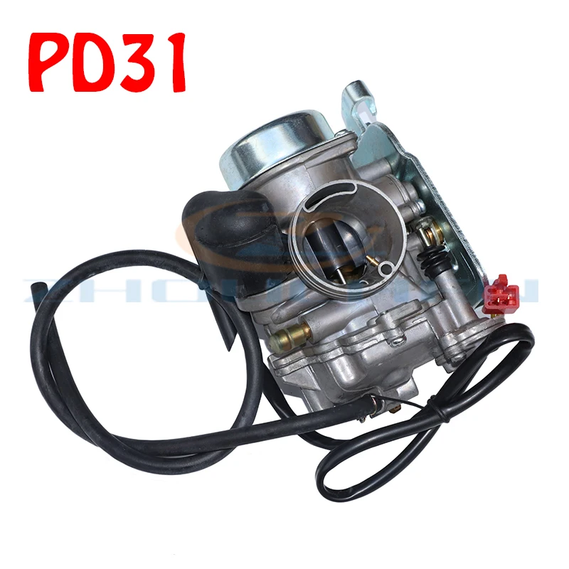 PD31 31mm Carb CARBURETOR 250-350CC WITH PUMP AND ELECTRIC CHOKE Replace for Keihin Mikuni Carburettor Carburador