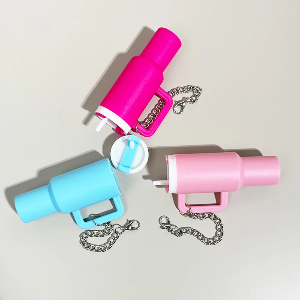 Mini Cup Keychain Chain Mini Tumbler Keychain Handbag Charms Key Ring for Stanley Water Bottle Accessories