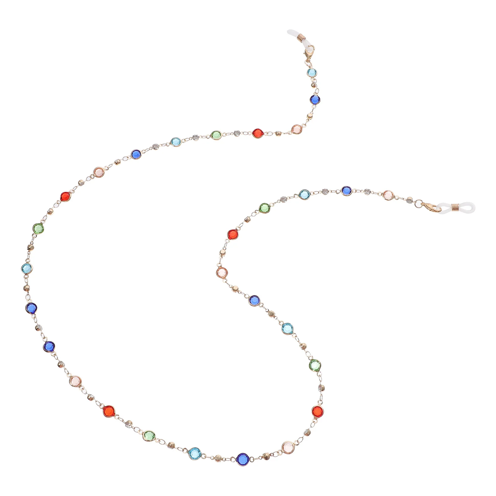 

1Pcs Glasses Anti-Lost Chain Colorful Decor Chain with Exquisite Craftsmanship Secure Eyewear Neck Strap for Running Hiking and