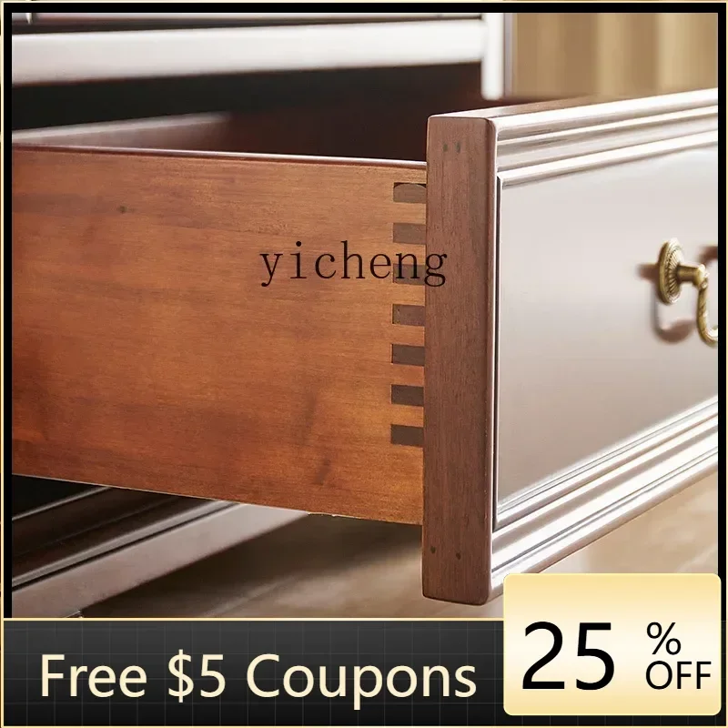 

AA Black walnut all solid wood single door glass door display cabinet multi-function solid wood wine cabinet