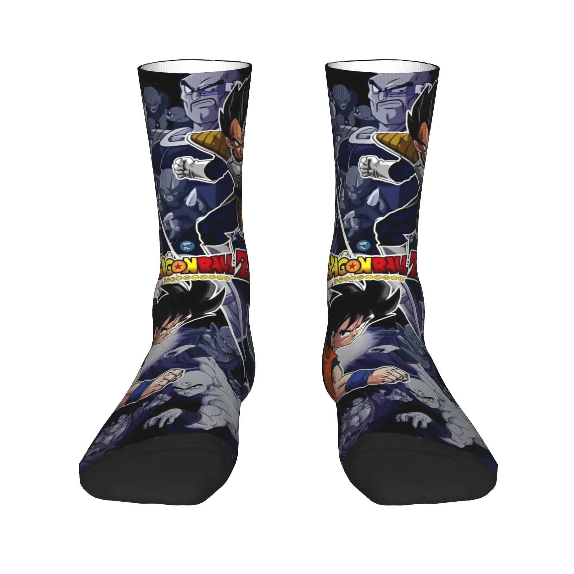 D-Dragon-Ball-L DragonBallZ Middle Socks for Women Men All Season  Cozy Crew Socks Non-slip
