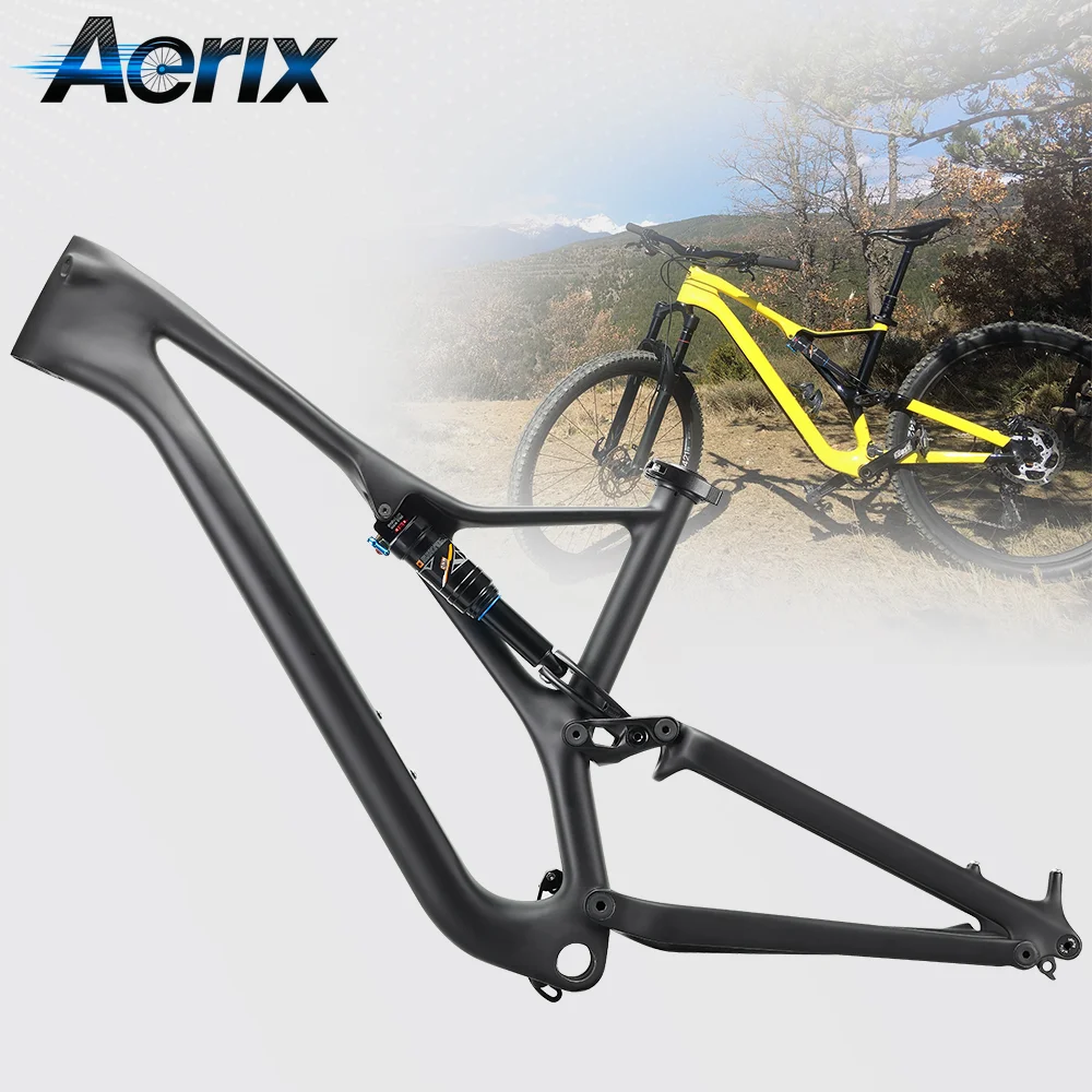 

Карбоновая рама для горного велосипеда T1100 с полной подвеской, 29er, Enduro XC, Boost 148x12 мм, сквозная ось, BSA 73 мм, подшипник каретки, с амортизатором