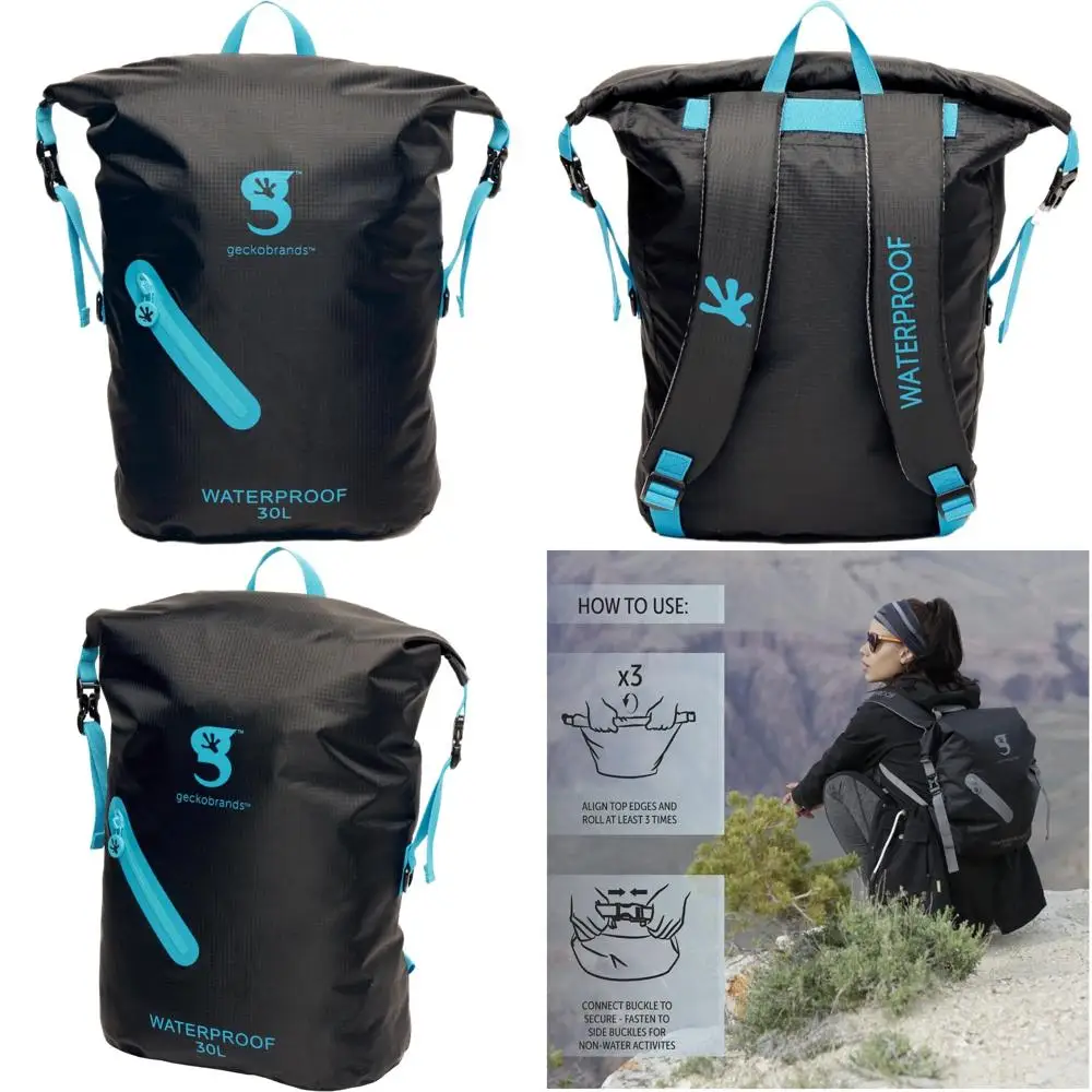 Wodoodporny plecak turystyczny 30L - lekka torba outdoorowa do podróży i aktywności wodnych