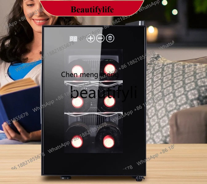 

AB02 Wine, thermostatic wine cabinet Household ice bar Chip refrigeration, wine refrigerator Cigar cabinet
