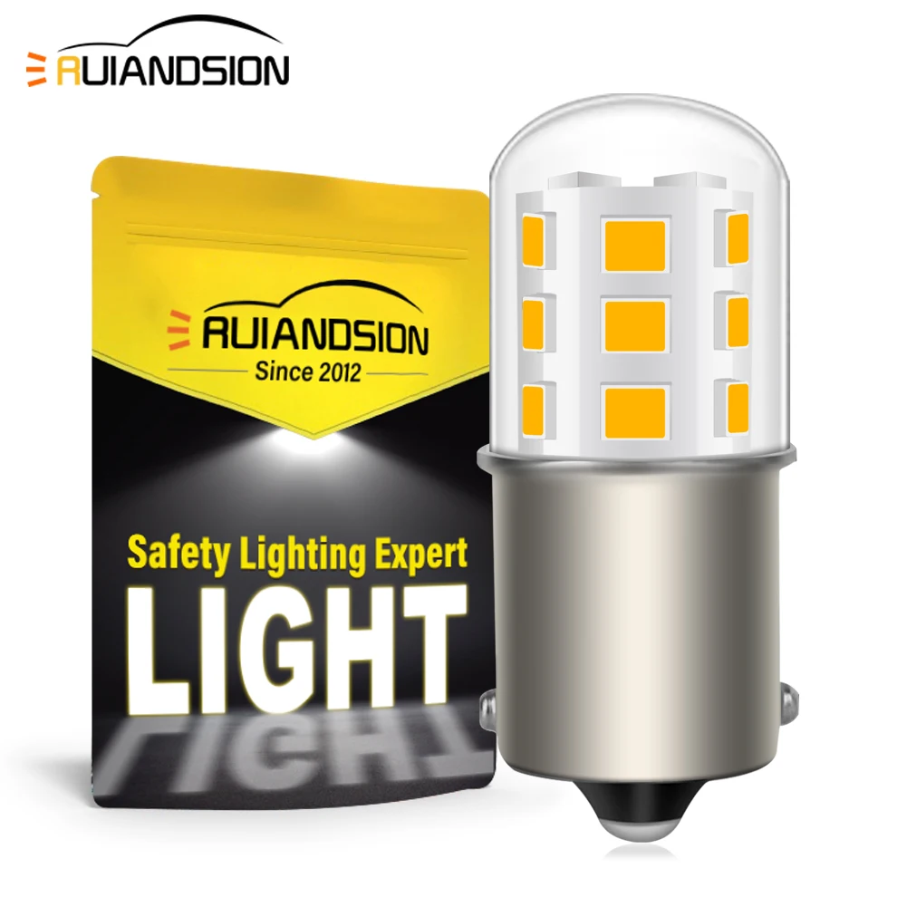 

1156 BA15S BA15D P21W LED Bulb AC/DC 12-24V 6000K 3000K For Turn Signal Brake Tail Light For TOYOTA For HONDA ATV Truck Trailer