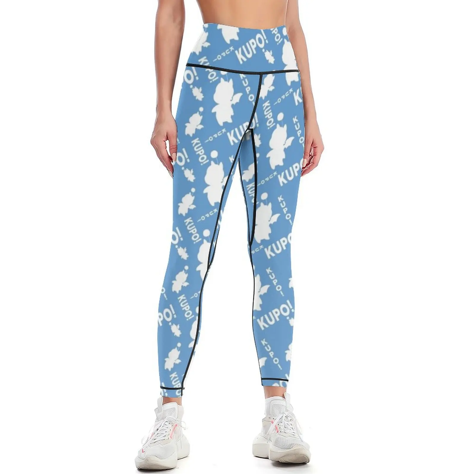 Moogle print, Kupo Leggings Women's sports sport legging Womens Leggings