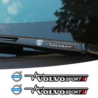 Car Window Wiper Stickers Creative Stickers For Volvo V60 V40 XC90 S60 C30 XC60 V50 V70 S90 Olestar AWD Auto Emblem Decor Decals