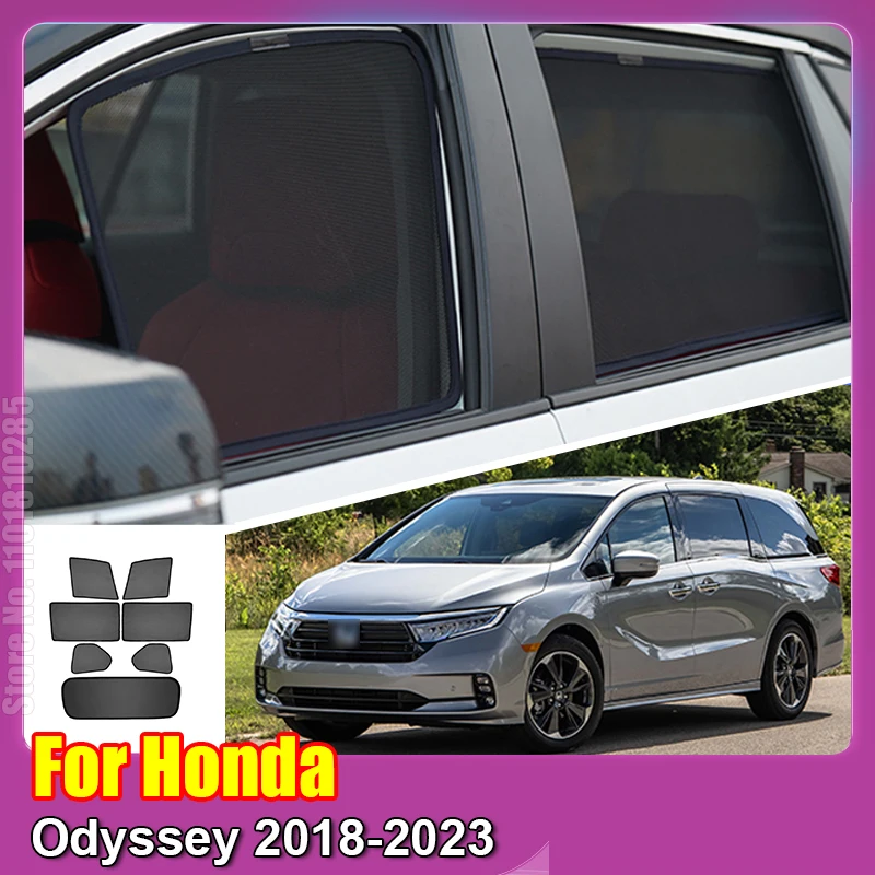 

Автомобильный Магнитный солнцезащитный козырек для Honda odyssey 2018-2023, занавеска на лобовое стекло, задняя зеркальная козырек