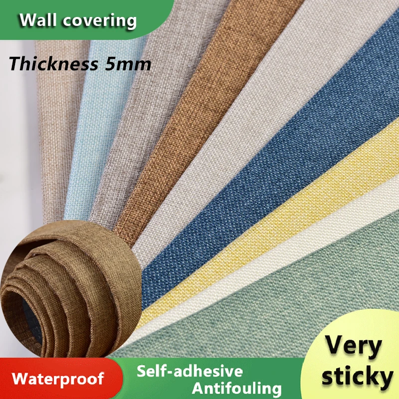 65cmx280cm Wall Sticker Self-adhesive Foam Wallpaper Waterproof Background Wall Sticker Rough Wall Rental House Ceiling Sticker