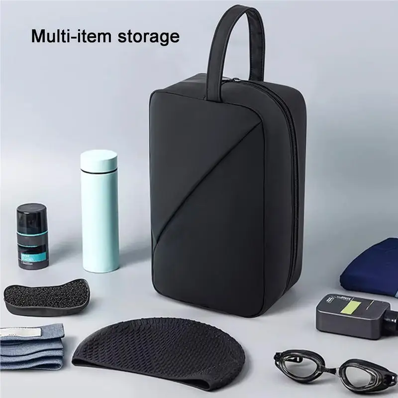 

Travel Toiletry Bag Men's Business Trip Dry Wet Separation Fitness Bath Bag Waterproof Makeup Storage Bag Wash Bag