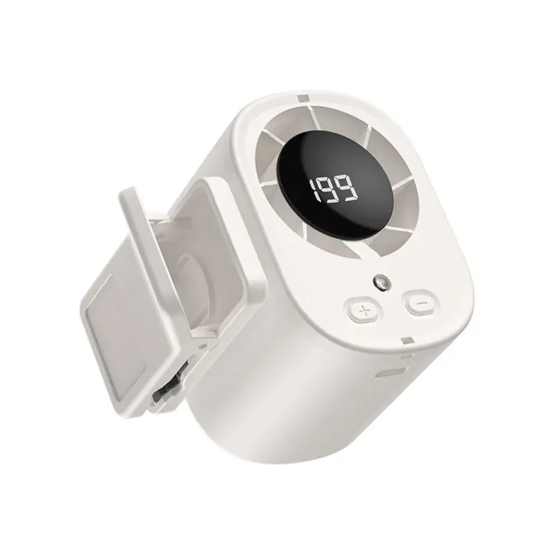 

HOTB72A T510 Portable Waist Fan Strong Airflow Rechargeable Clip On Fan Portable Mini Fan For Outdoor Camping Fishing