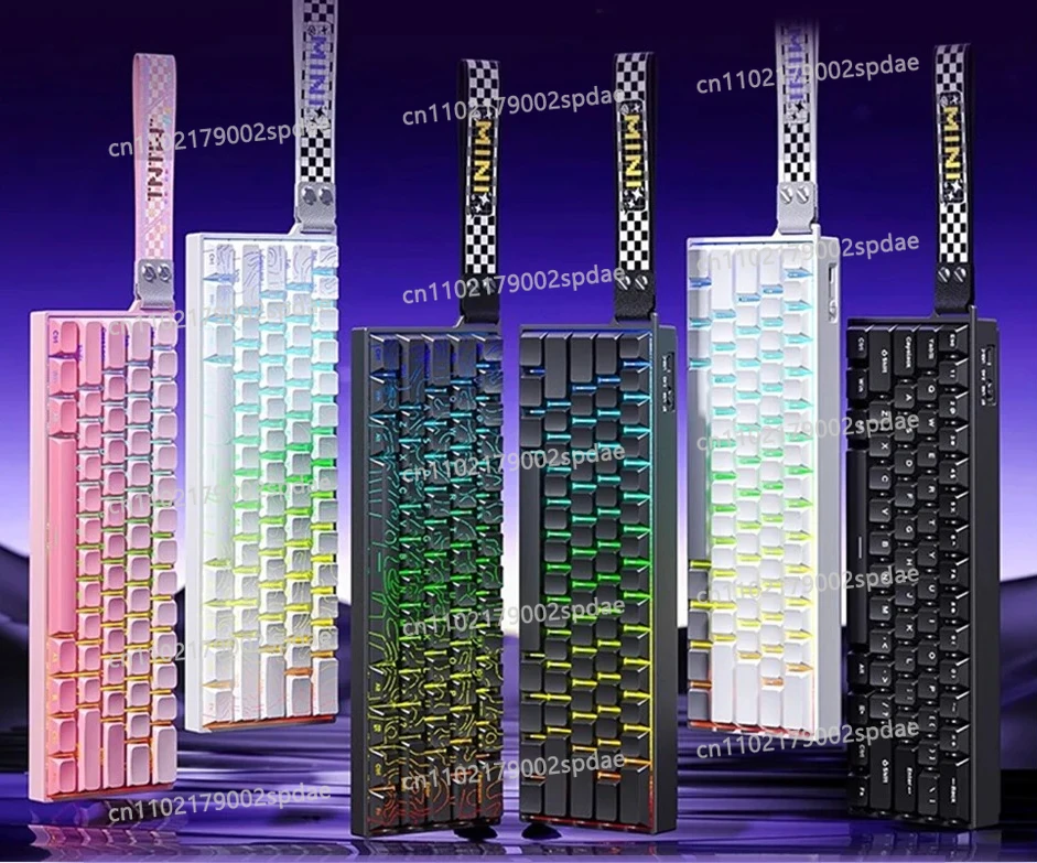 Mini60 HE Magnetic Switch Keyboard RGB Tri Mode Wireless Mechanical Keyboard 8000Hz 0.01mmRT Gaming Keyboard Gamer Gifts