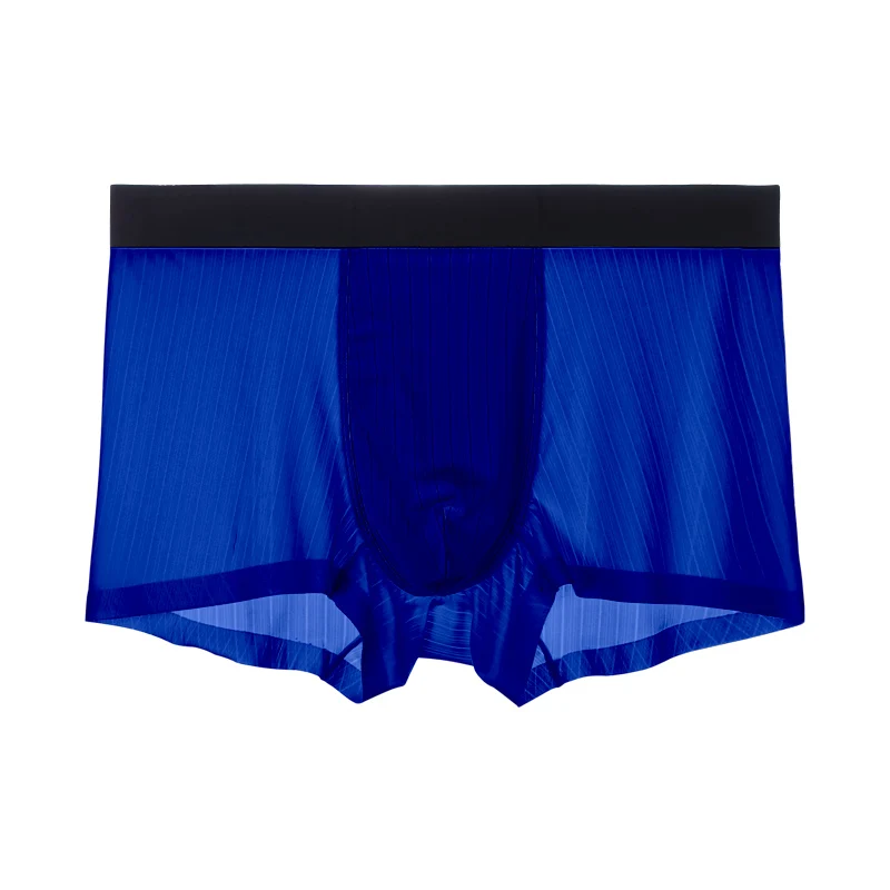 

2PCS Underwear men ice silk youth trend summer boxer shorts thin traceless breathable antibacterial boxer shorts