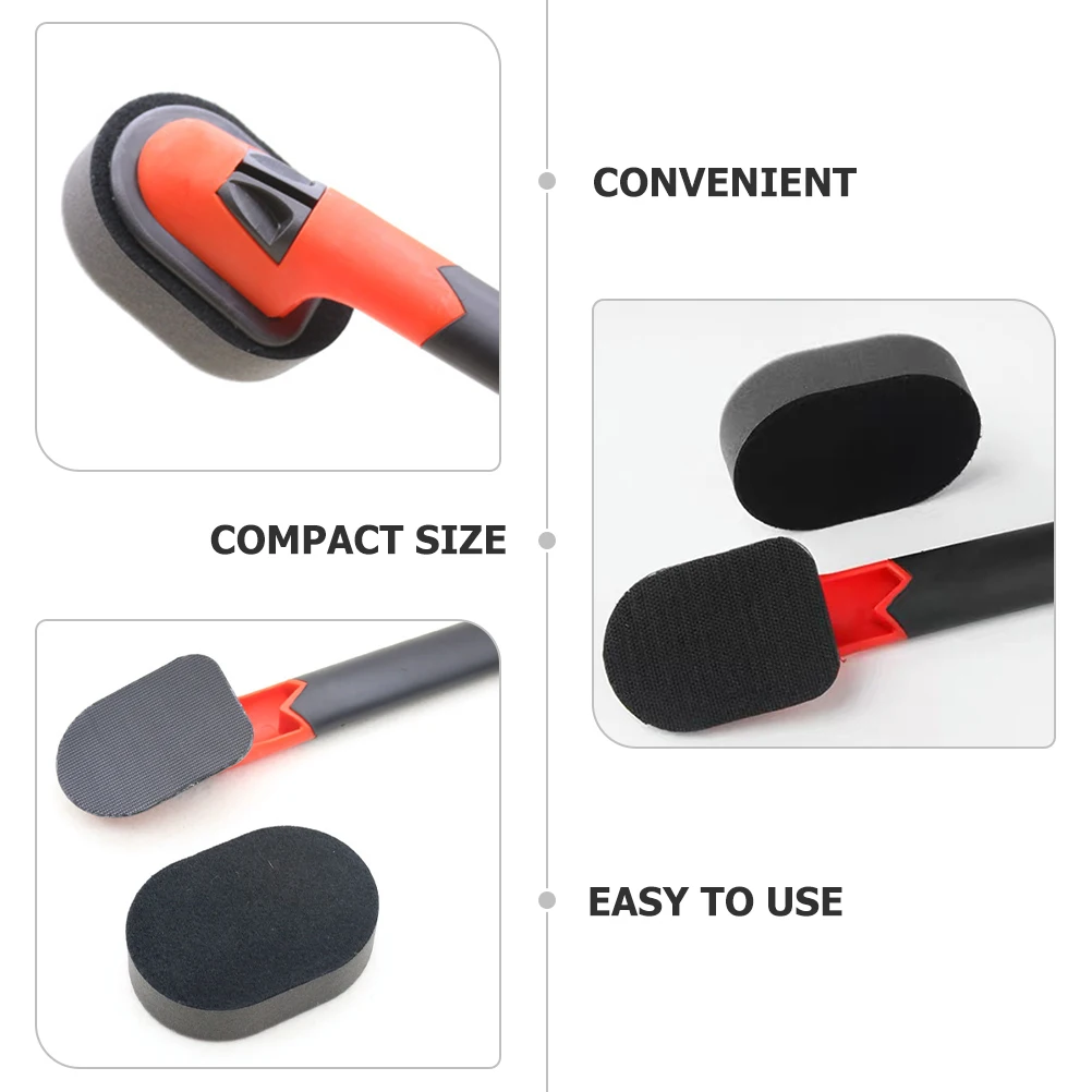 

Car Interior Brush Wheel Cleaner Tire Shine Sponge H Rim Brushes for Cleaning Wheels Efficient Automotive Detailing Tool