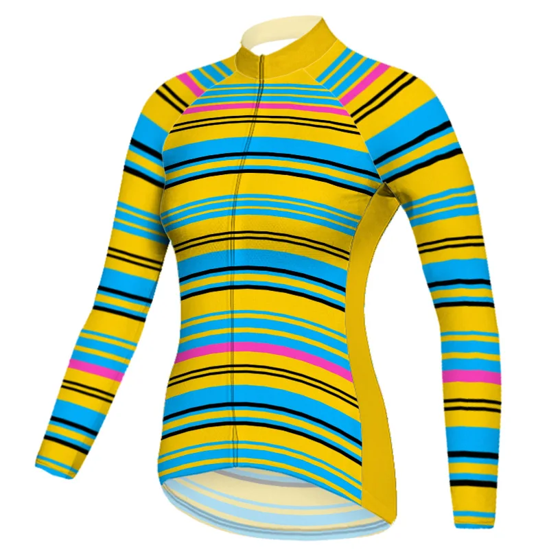 Woman Cycling Jacket Long Sleeve Wear Road Jersey Bike Shirt Downhill Coat Bicycl Sweater Sport Race Arrival Elegant Top Clothes