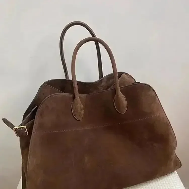 Bolso con asa superior para mujer, diseño de nicho de alta gama, gran capacidad, Vintage, para viaje, temporada de otoño e invierno