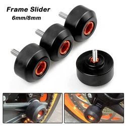 Motocicleta dianteira e traseira garfo roda Slider Quadro, Bater Protector para KTM DUKE 125, 200, 250, 390, 2012, 2013, 2014, 2015, 2016, 2018-2023