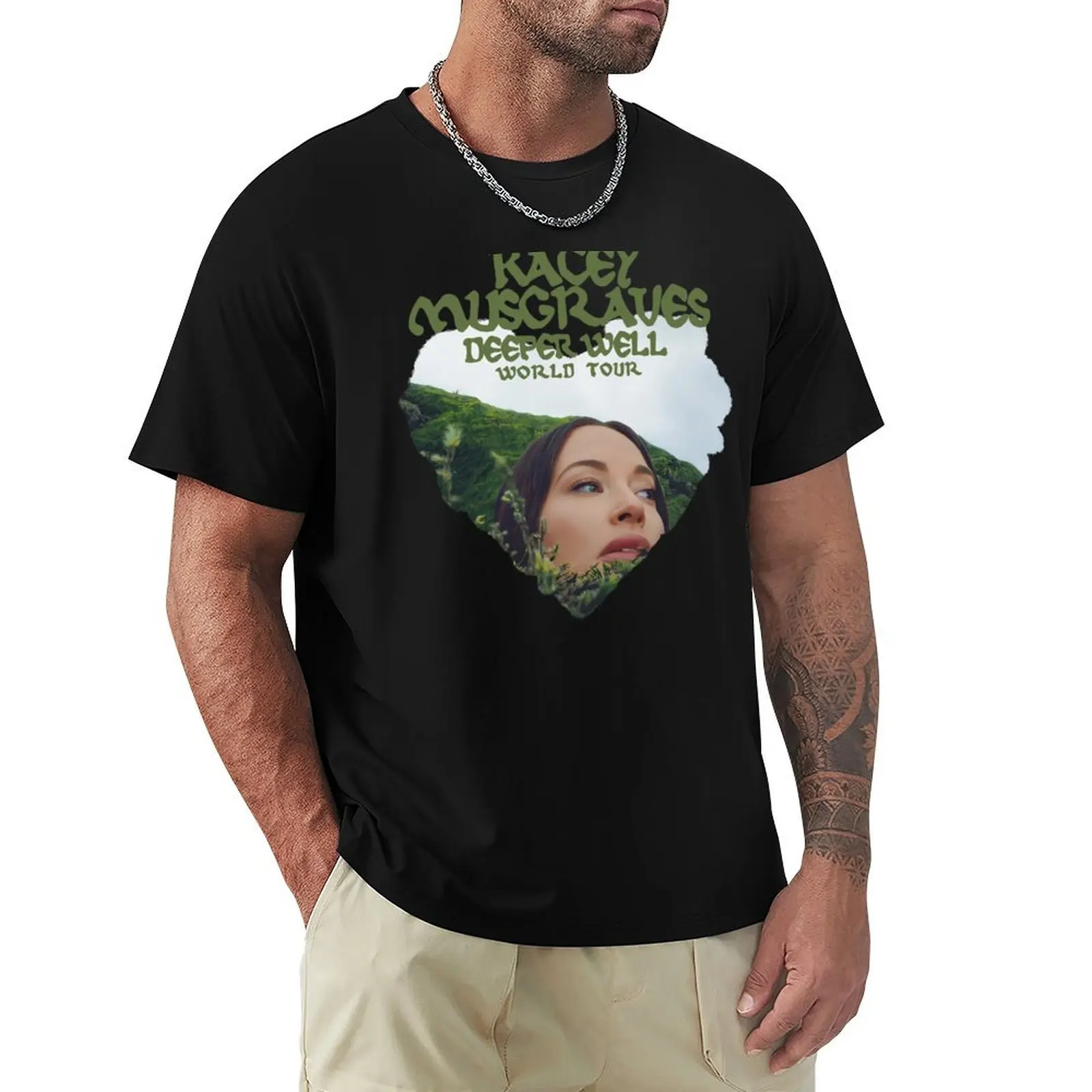 Deeper Well World Tour T-Shirt Street Art Print Tee Shirt