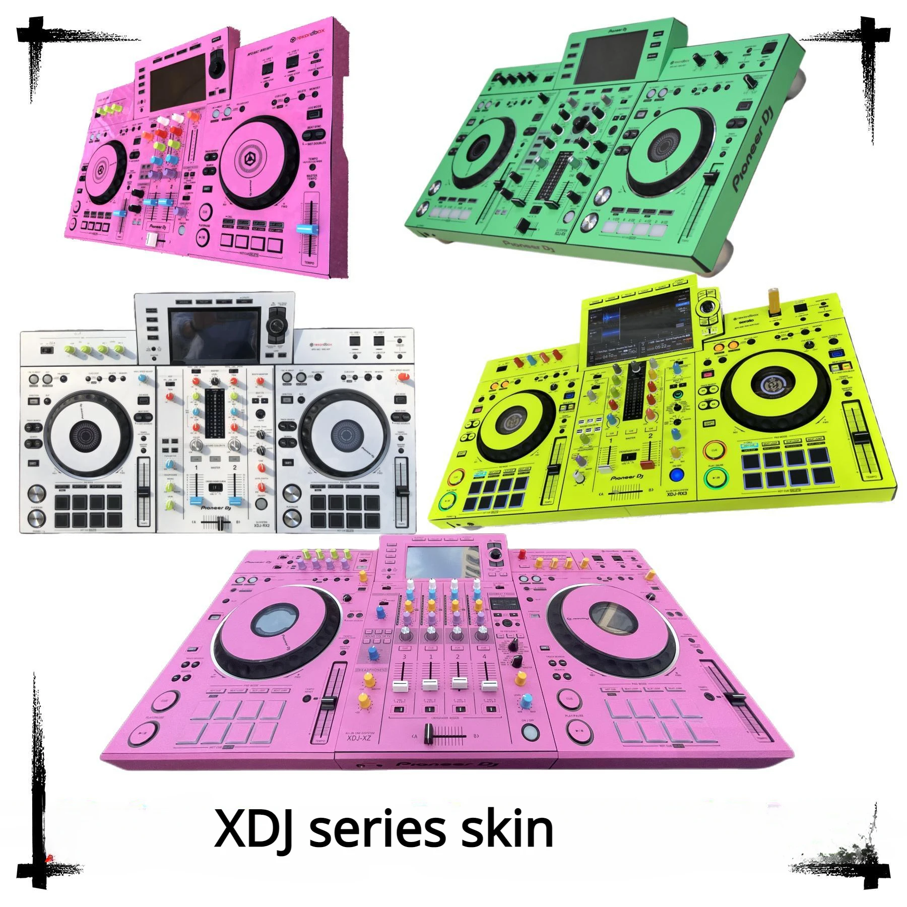 

XDJ-RX3 RR RX RX2 XZ skin all-in-one machine DJ controller disc maker's film fully surrounds and protects the skin