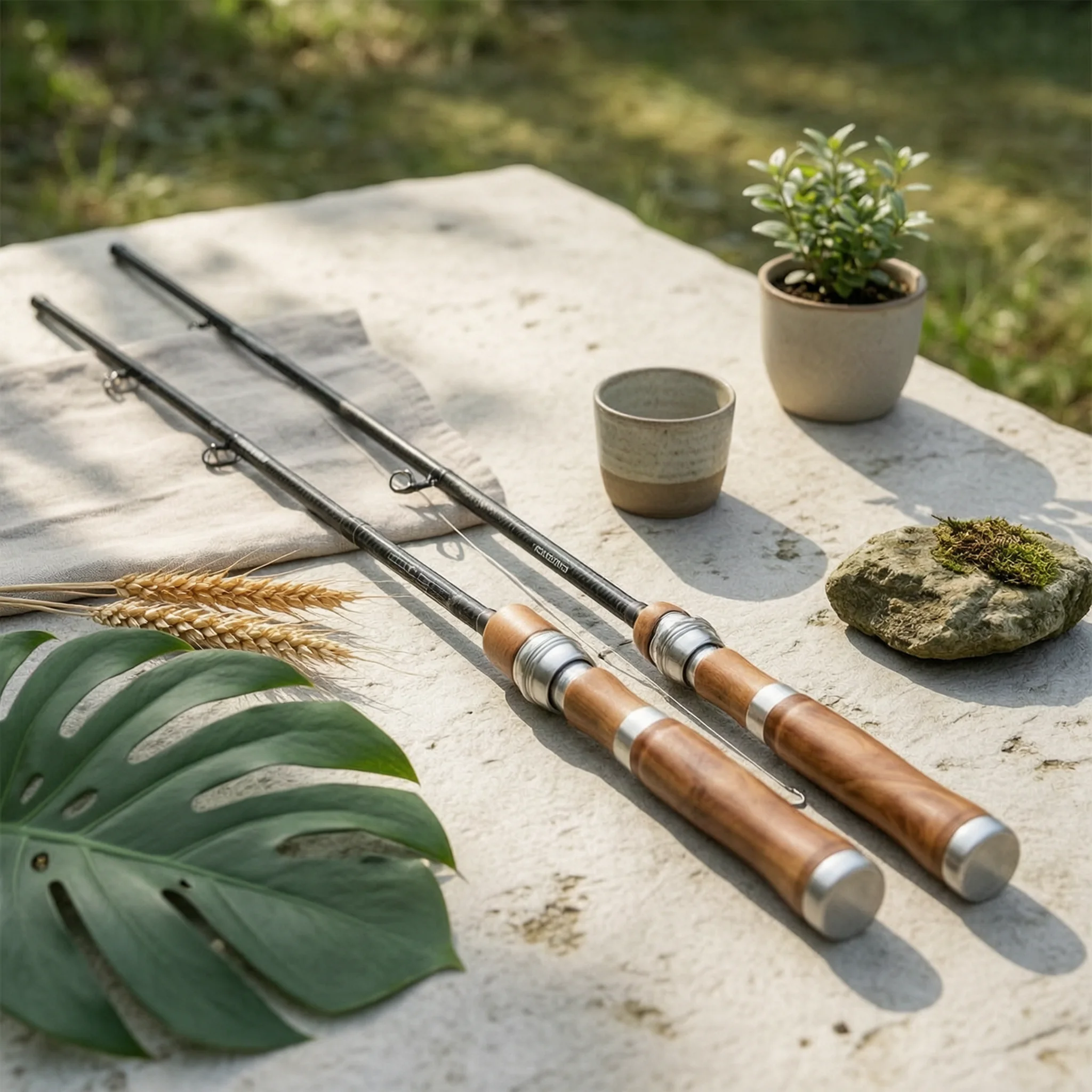 Fishing Rod Spinning - Canna da Pesca con Manico in