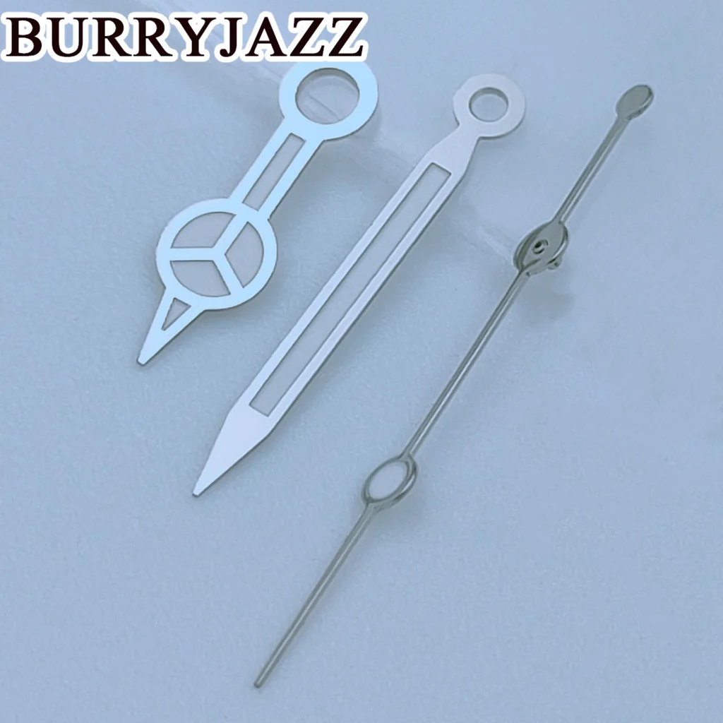 BURRYJAZZ jam tangan perak emas mawar tangan hijau bercahaya, NH35 NH36 NH38 7S26 7S36 4R35 4R36