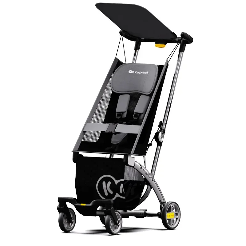 

Foldable Pocket Car Baby Strolling Artifact for Children Outdoor Lightweight Folding Baby High Landscape Baby Strolling Cart