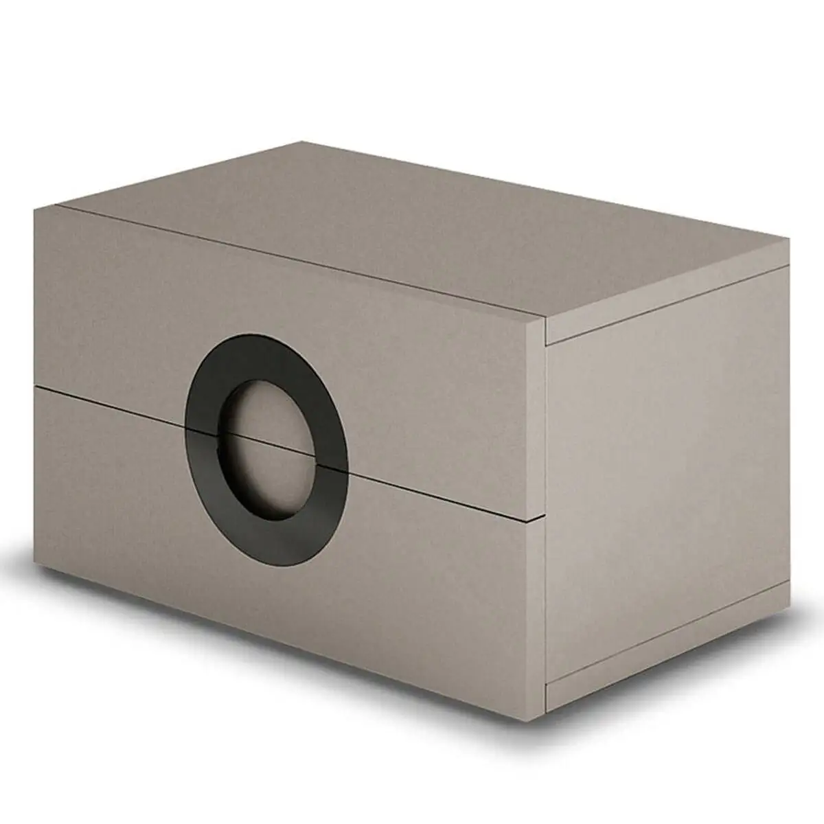 طاولة بجانب السرير بمرآة فضية بتصميم عصري لغرفة النوم من الفولاذ المقاوم للصدأ بجانب السرير