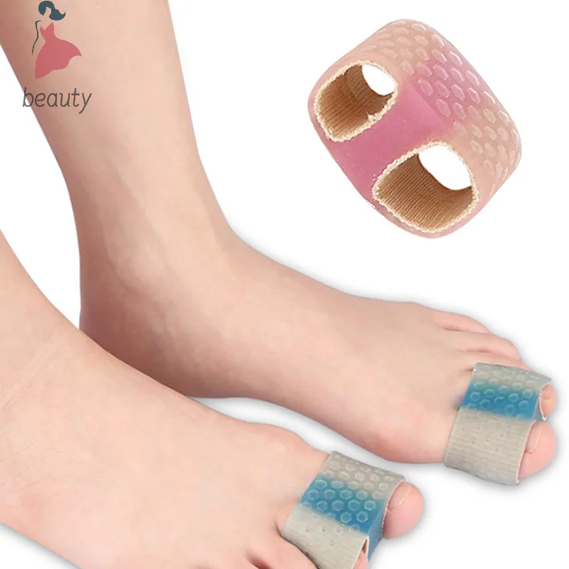 Separador de dedos de silicona para juanete, Corrector de Hallux Valgus, alisador de dedo pulgar reutilizable, herramienta para el cuidado de los pies