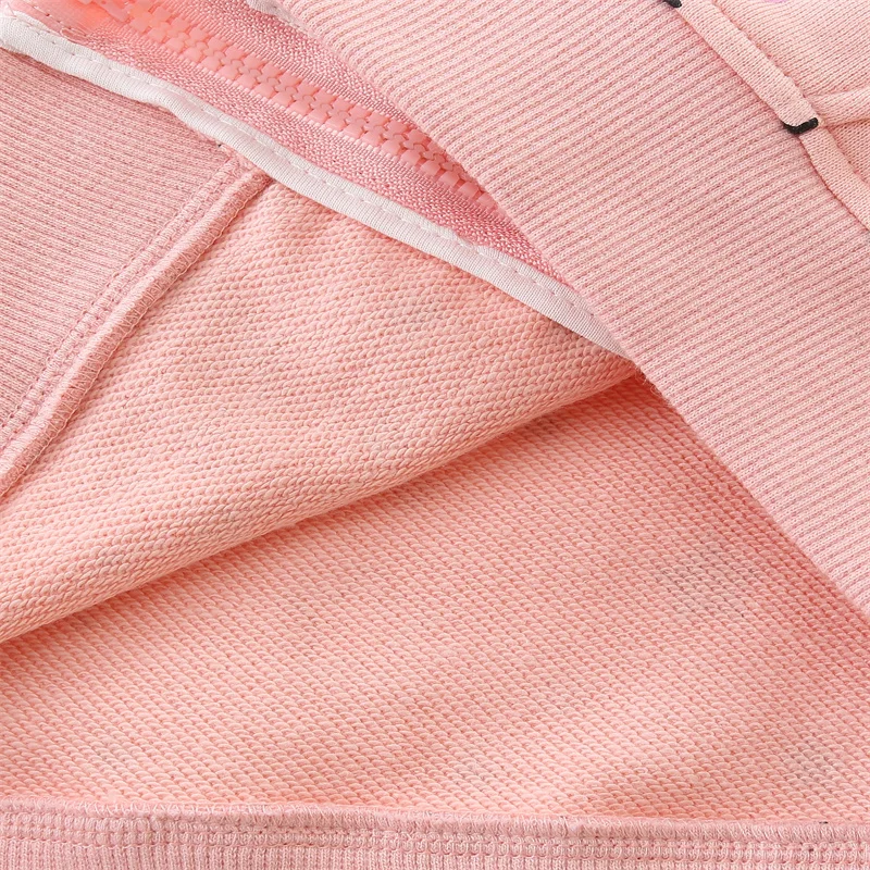 Kurtki dziecięce z kapturem i zamkiem błyskawicznym, popularne wiosenne ubrania dla dziewczynek: skaczące metry, księżyc, jednorożec, jesienne okrycia wierzchnie.