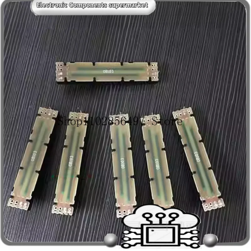 4 peças para console de mixagem AVOLITES 2004, potenciômetro deslizante reto B10Kx2 / alça de fader 8T