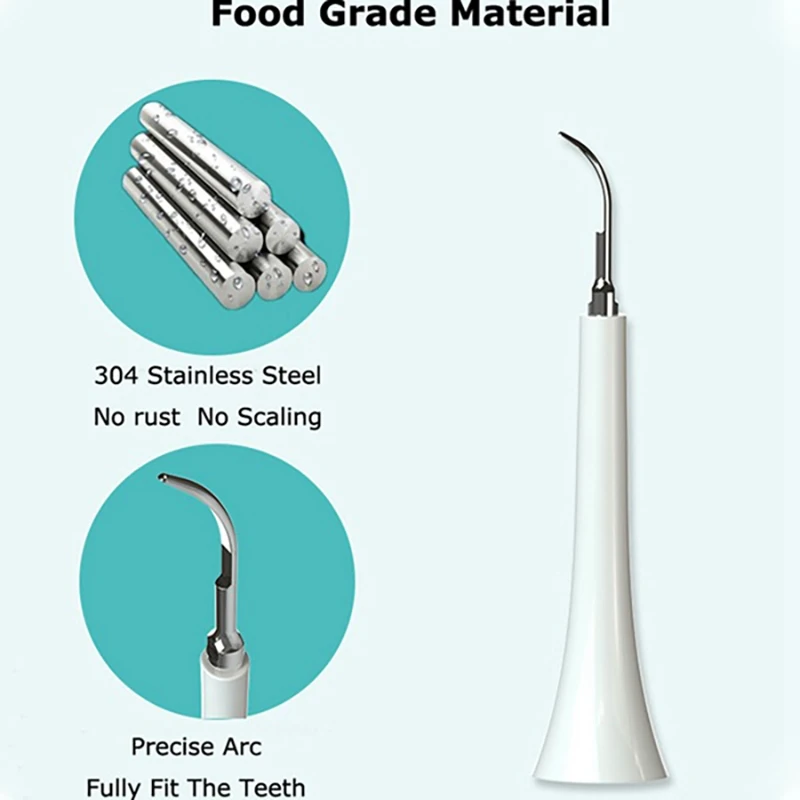 Puntas de escalador ultrasónico, pieza de mano apta para cepillo de dientes eléctrico, elimina el cálculo Dental, placa, Mancha Dental