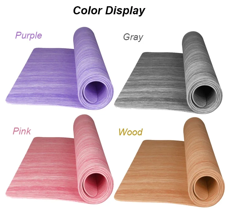 Factory Waterproof Sweat Resistant 2021 Yoga Mat 6mm New Yoga Mat Design POE Yoga Mat With High Quality