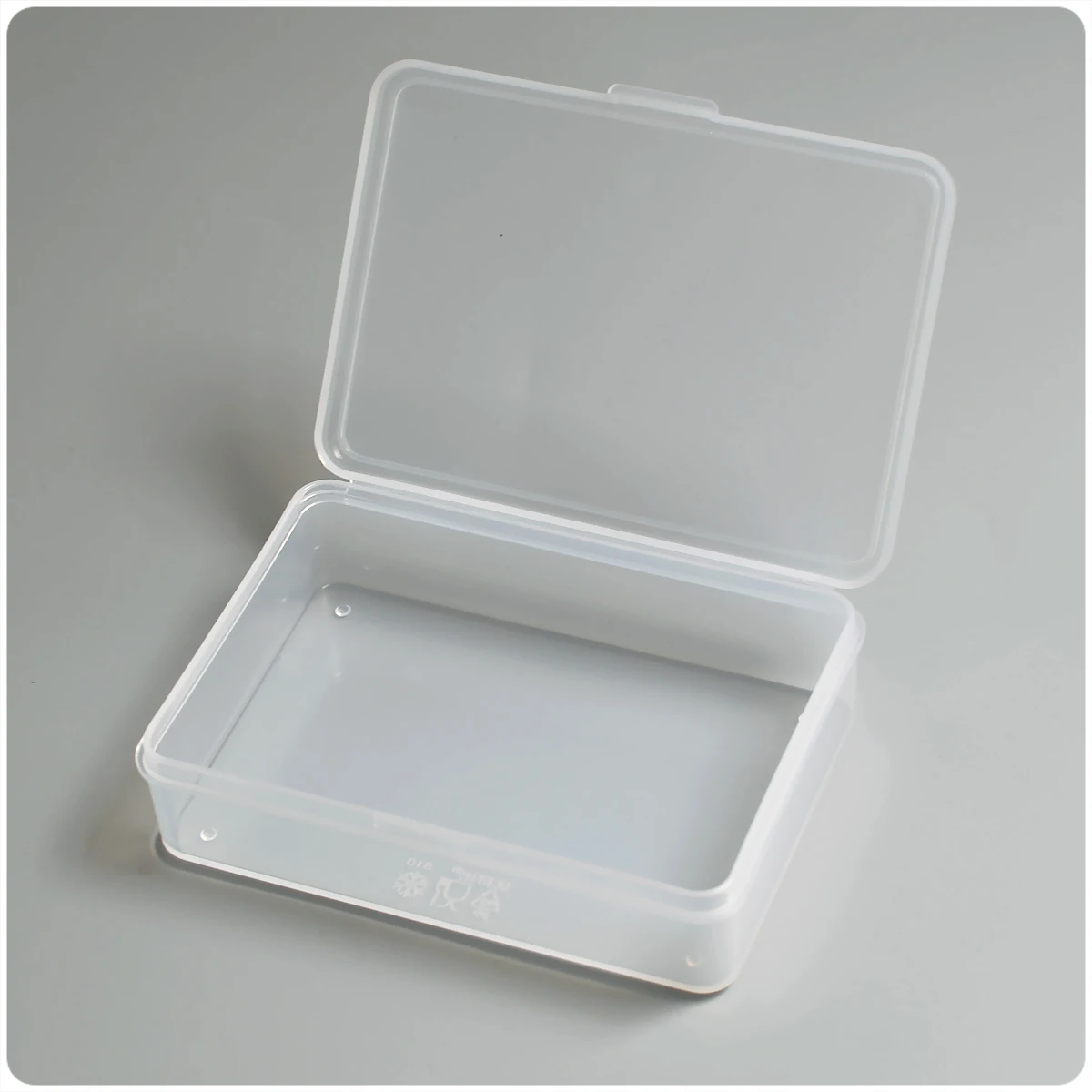 Small storage box transparent mini box desktop mini transparent plastic parts box item packaging box food grade polypropylene PP