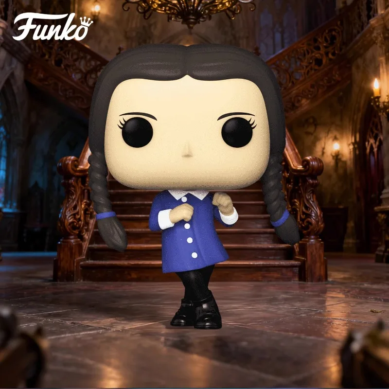 

Подлинное издание FUNKO POP 《Среда Аддамс》Аниме Экшн Настольное украшение Орнамент Модель Игрушки Коллекционная модель