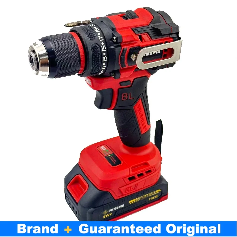 

21V 65NM Brushless Electric Impact Drill Cordless Drill Electric Screwdriver DIY Driver Power Tools 1700RPM for Makita Battery