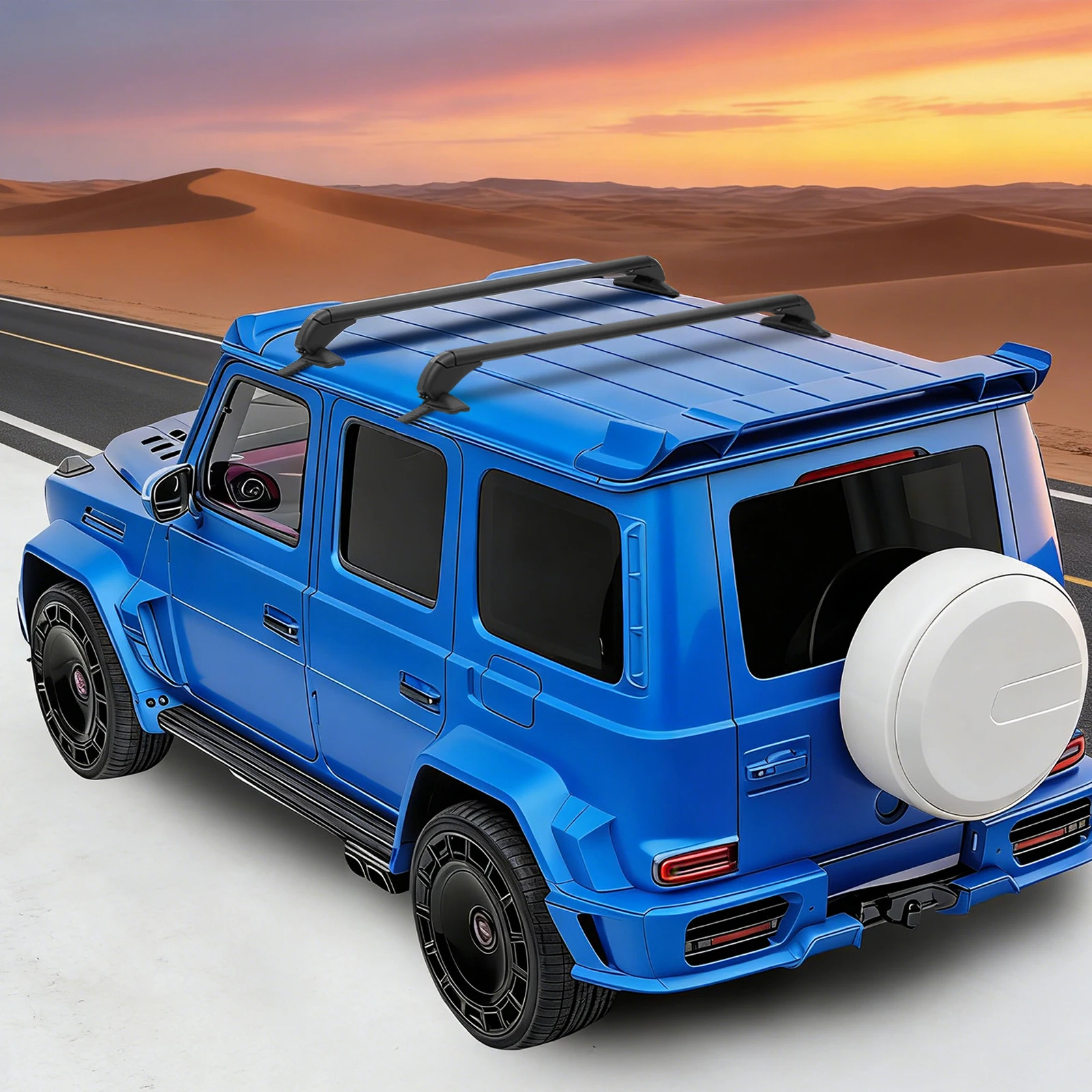 

39.37inch Aluminum Roof Rack Cross Bars,165.34lbs Load Capacity,Adjustable Crossbars With Locks, For Most 4 Or 5 Door Cars Only